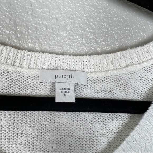 J Jill open knit Sweater Top - Picture 3 of 5